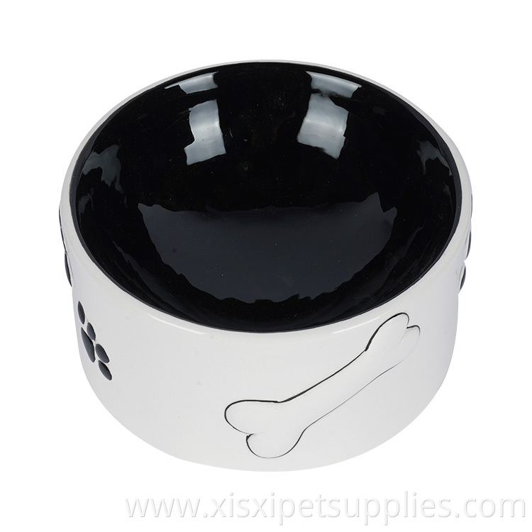 Wholesale Customizable Pet Accessories New Ceramic Pet Dog Bowl